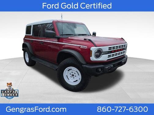RUBY RED MET TNTD CLEARCOAT 2025 Ford Bronco HERITAGE EDITION SUV