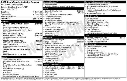 Sting Gray Clearcoat 2021 Jeep Wrangler Unlimited RUBICON