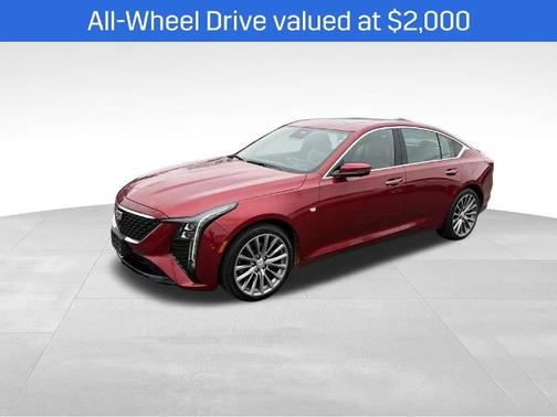 Radiant Red 2025 Cadillac CT5 PREMIUM LUXURY