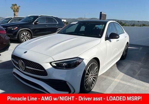 MANUFAKTUR Moonlight White Metallic 2024 Mercedes-Benz C-Class C 300
