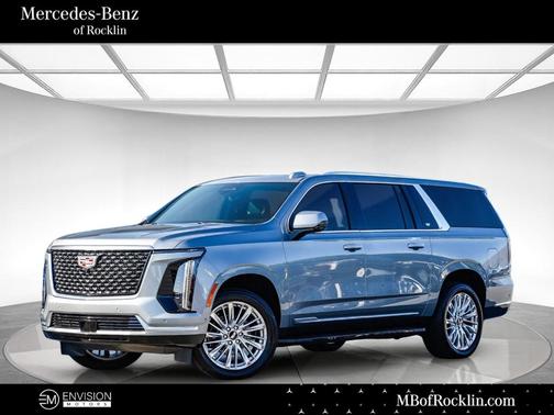 Silver Metallic 2025 Cadillac Escalade ESV Premium Luxury
