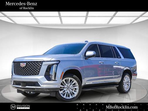 Silver Metallic 2025 Cadillac Escalade ESV Premium Luxury