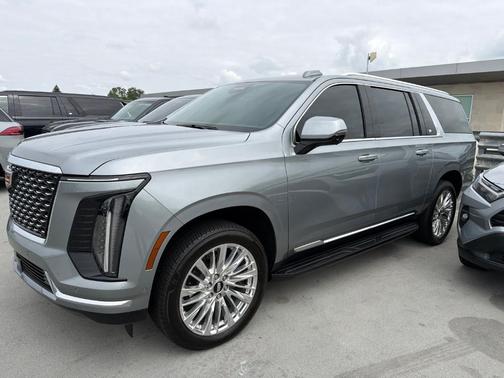 Silver Metallic 2025 Cadillac Escalade ESV Premium Luxury