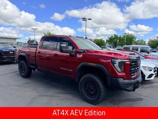 Volcanic Red 2024 GMC Sierra 2500 AT4X
