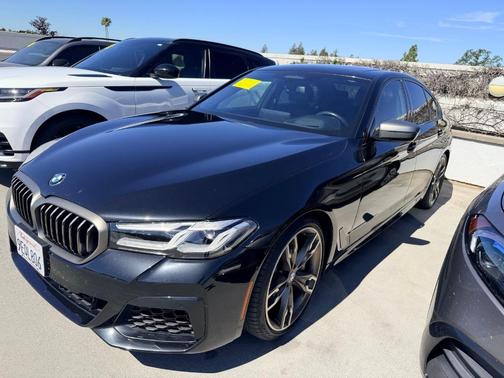 Black Sapphire Metallic 2021 BMW M550 i xDrive
