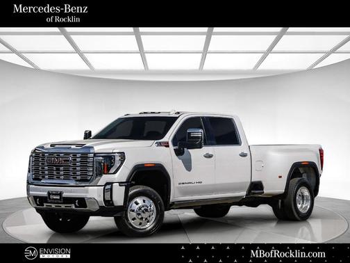 White Frost Tri-Coat 2025 GMC Sierra 3500 Denali