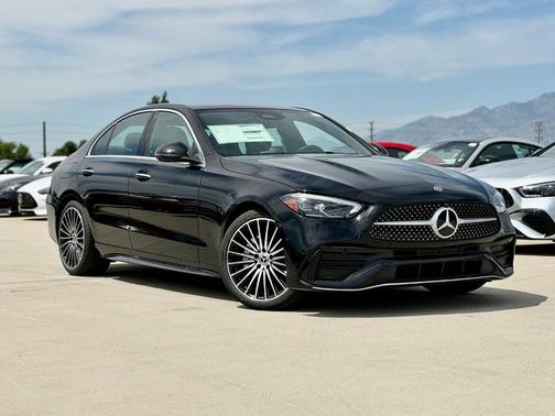 Black 2026 Mercedes-Benz C-Class C 300 4MATIC