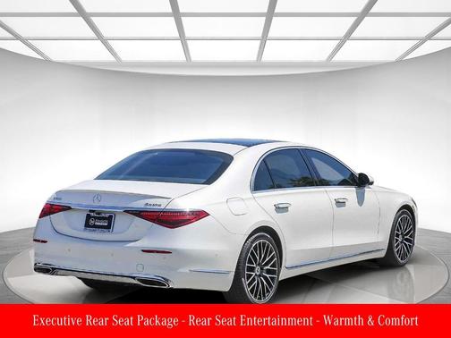 designo Diamond White 2021 Mercedes-Benz S-Class S 580 4MATIC