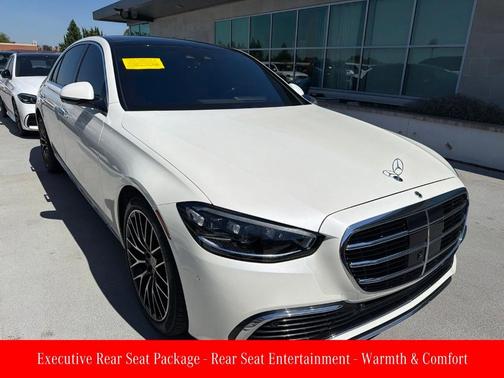 designo Diamond White 2021 Mercedes-Benz S-Class S 580 4MATIC
