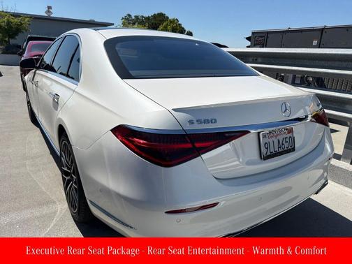 designo Diamond White 2021 Mercedes-Benz S-Class S 580 4MATIC
