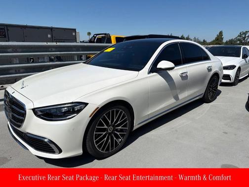 designo Diamond White 2021 Mercedes-Benz S-Class S 580 4MATIC