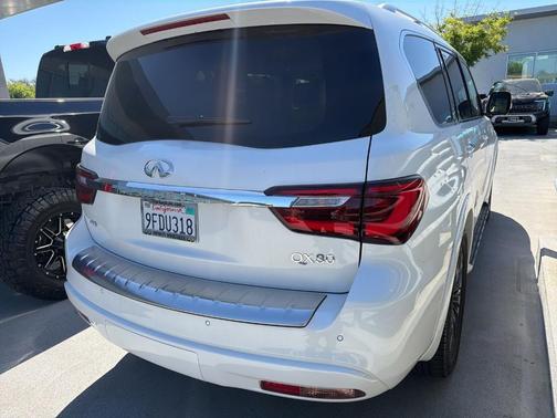 Moonstone White 2023 INFINITI QX80 SENSORY