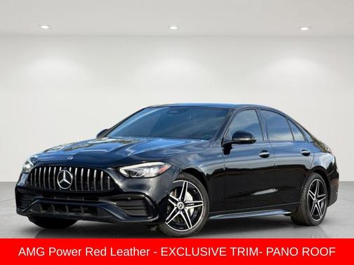Black 2024 Mercedes-Benz C-Class C 300 4MATIC