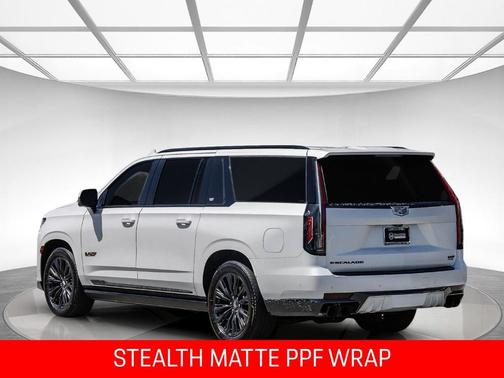 Crystal White Tri-Coat 2023 Cadillac Escalade ESV V-Series