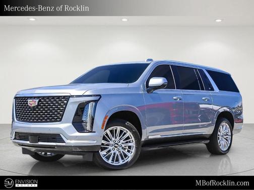 Silver Metallic 2025 Cadillac Escalade ESV Premium Luxury