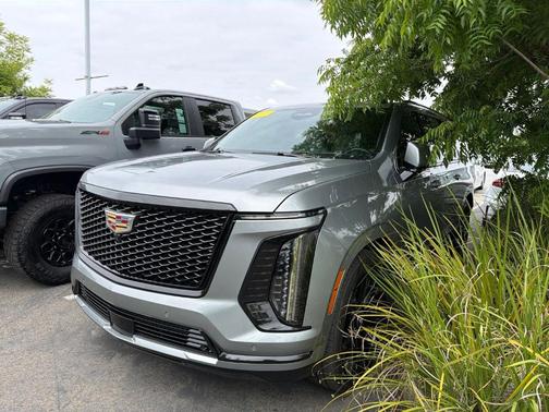 Silver Metallic 2025 Cadillac Escalade ESV Sport Platinum