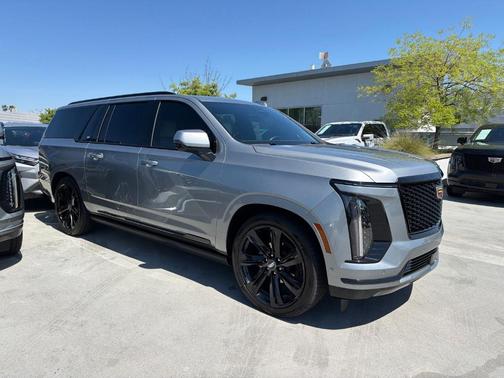 Silver Metallic 2025 Cadillac Escalade ESV Sport Platinum