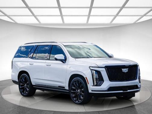 Crystal White Tri-Coat 2025 Cadillac Escalade Sport Platinum