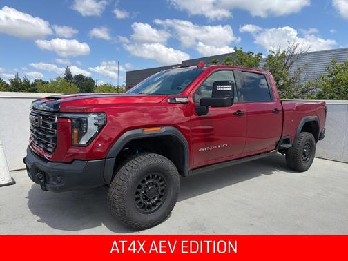 Volcanic Red 2024 GMC Sierra 2500 AT4X