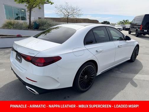 MANUFAKTUR Moonlight White Metallic 2024 Mercedes-Benz E-Class E 450 4MATIC