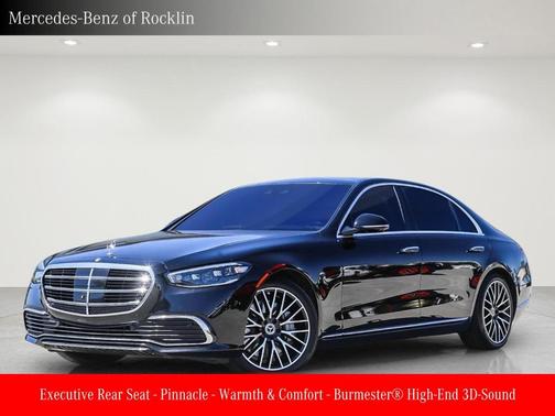 Black 2022 Mercedes-Benz S-Class S 580 4MATIC