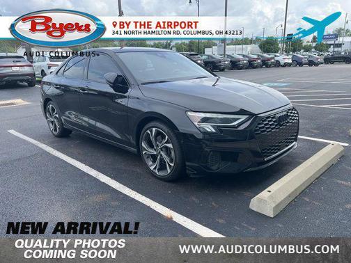 Brilliant Black 2023 Audi A3 Premium