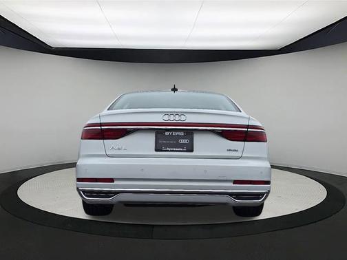 Glacier White Metallic 2021 Audi A8 L 55