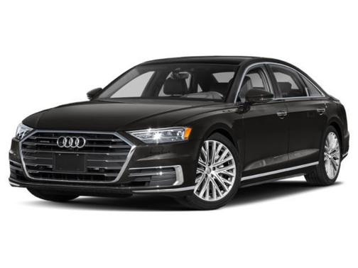 Glacier White Metallic 2021 Audi A8 L 55
