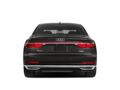 Glacier White Metallic 2021 Audi A8 L 55