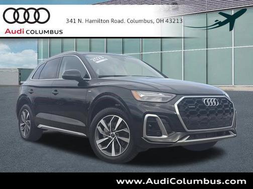 Mythos Black Metallic 2023 Audi Q5 45 S line Premium Plus