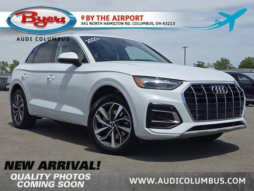 Glacier White Metallic 2021 Audi Q5 45 Premium Plus