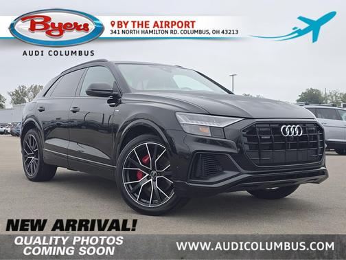 Mythos Black Metallic 2023 Audi Q8 55 Prestige