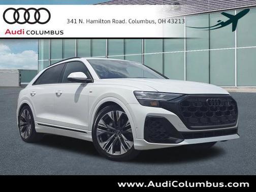 Glacier White Metallic 2026 Audi Q8 55 Premium Plus