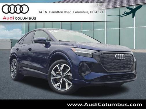 Navarra Blue Metallic 2023 Audi Q4 e-tron Prestige 50 quattro