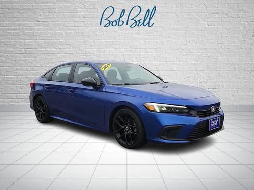 Aegean Blue Metallic 2023 Honda Civic Sport