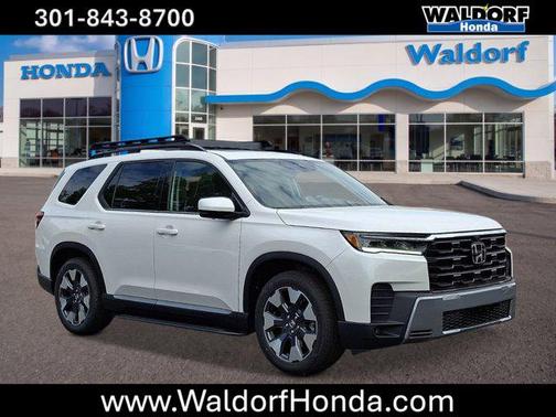 Platinum White Pearl 2026 Honda Pilot Elite