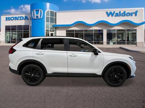 Platinum White Pearl 2026 Honda CR-V Hybrid Sport Touring AWD