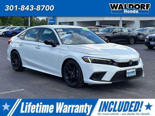 Platinum White Pearl 2023 Honda Civic Sport