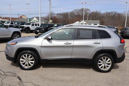 Billet Silver Metallic Clearcoat 2016 Jeep Cherokee Limited