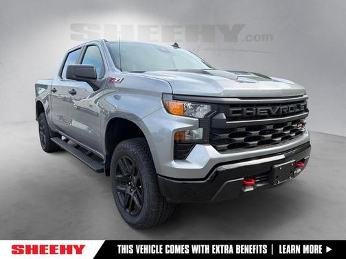 Sterling Gray Metallic 2026 Chevrolet Silverado 1500 Custom Trail Boss