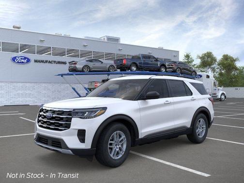 White Metallic 2026 Ford Explorer Active