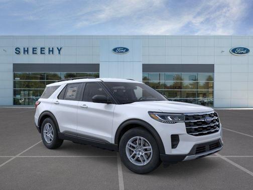 White Metallic 2026 Ford Explorer Active