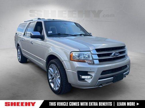 White Gold 2017 Ford Expedition EL Platinum