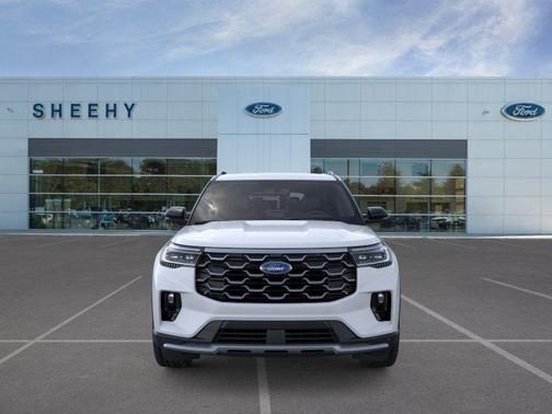 White 2026 Ford Explorer Platinum