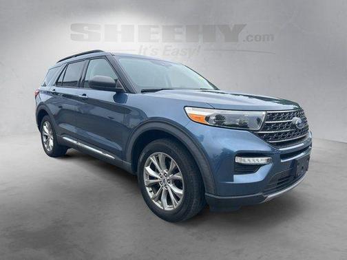 Blue Metallic 2020 Ford Explorer XLT