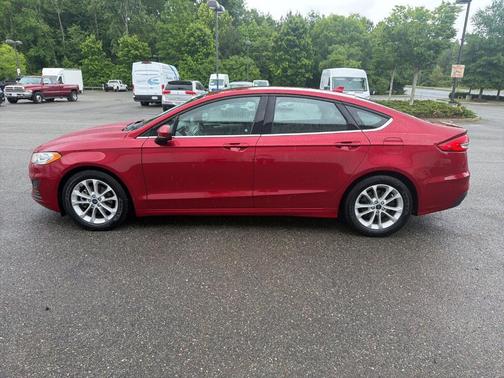 Red Metallic 2020 Ford Fusion SE