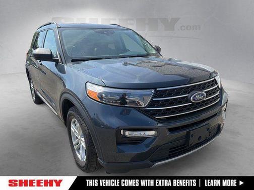 Stone Blue Metallic 2022 Ford Explorer XLT