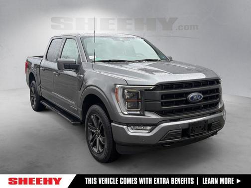 Gray 2022 Ford F-150 Lariat