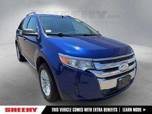 Deep Impact Blue Metallic 2014 Ford Edge SE