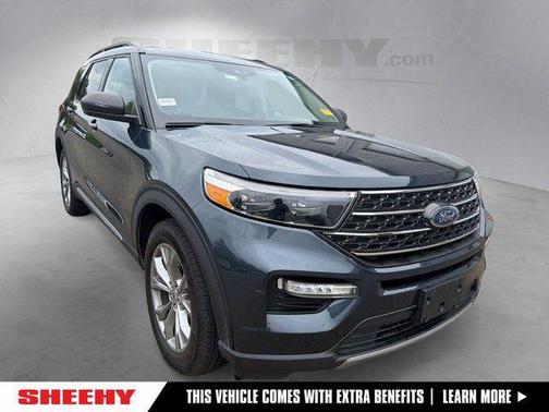 Stone Blue Metallic 2022 Ford Explorer XLT